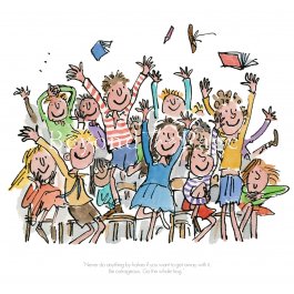 Quentin Blake Roald Dahl print - Matilda