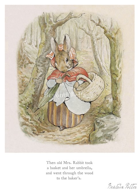 Peter Rabbit Is Heading To The  Peter rabbit illustration, Rabbit  illustration, Beatrix potter illustrations