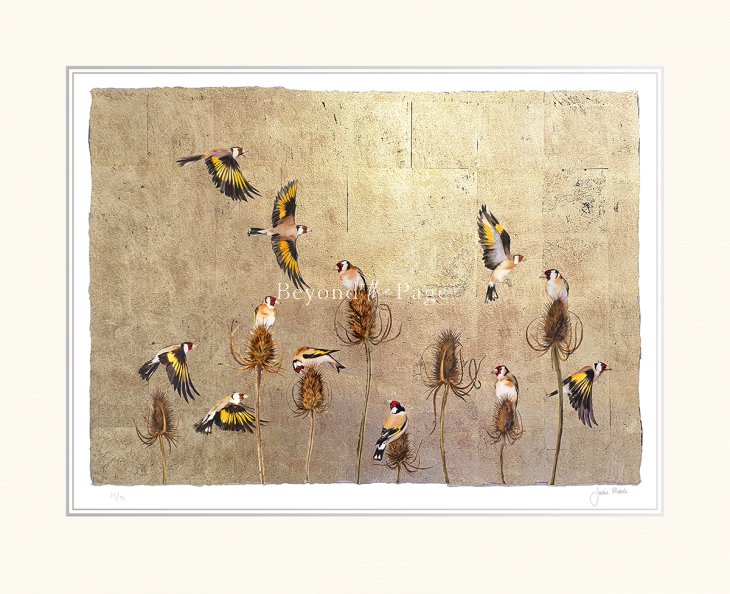 Jackie Morris print Seeds of Teasels Charm Voices of Birds