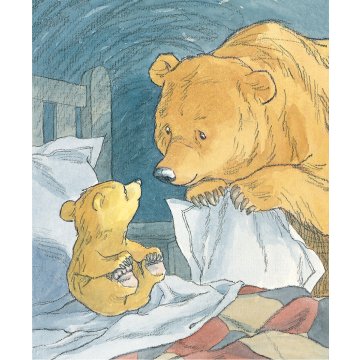 Big Bear put Little Bear to bed