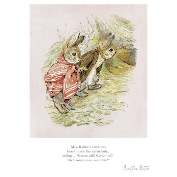 Mrs. Rabbit's voice was heard...