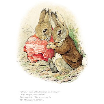 Peter, who has got your clothes?