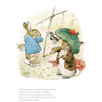 The first thing was to get Peter's clothes