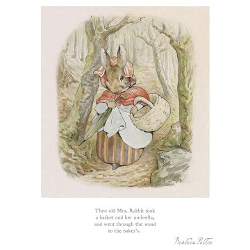 Mrs Rabbit took her basket 