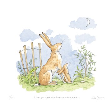 I love you right up to the moon - AND BACK No:1