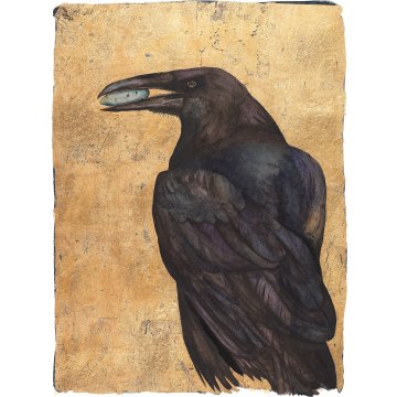 Jackie Morris print Lost Words Raven p1