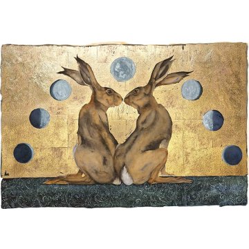 Jackie Morris print Hare Moon p1