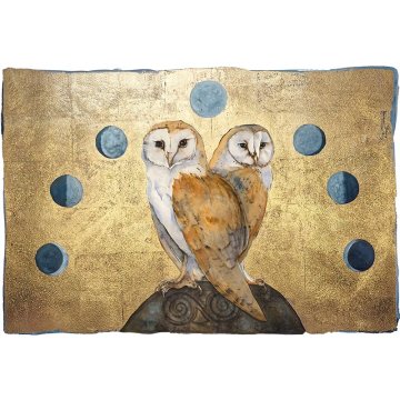 Jackie Morris print Owl Moon p1