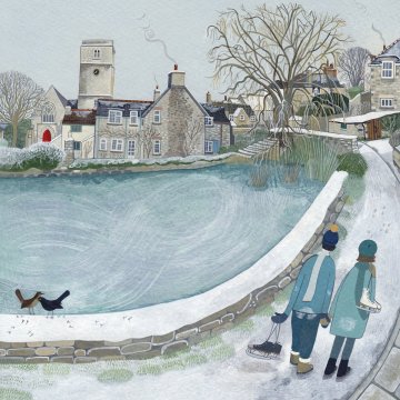 At the Frozen Millpond