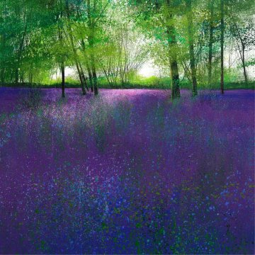Paul Evans print Sea of Bluebells p1