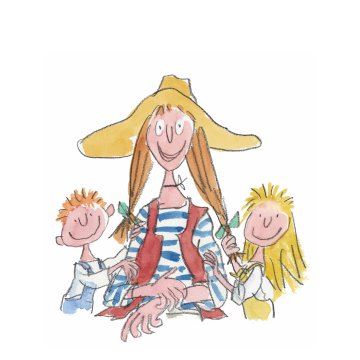 Quentin Blake print - Daisy Artichoke