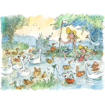 quentin-blake-the-goose-girl-and-her-brother-collectors-edition-print
