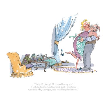 Quentin Blake Roald Dahl print - Esio Trot