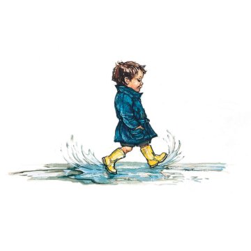 Shirley Hughes - Splish Splash Splosh - Print