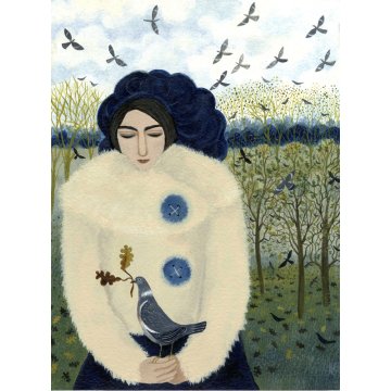 Girl with Pigeon