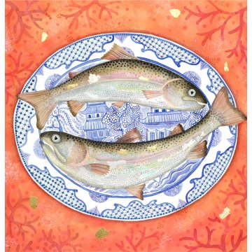 Trout and Willow Pattern